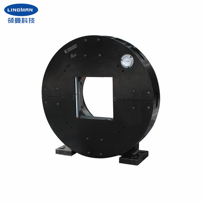 Πνευματικό περιστροφικό τσοκ Lingman 120/130mm CNC για μηχανή κοπής λέιζερ ινών