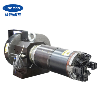 LINGMAN 125C Διπλής δράσης λέιζερ περιστρεφόμενος άξονας Chuck τροφοδοσία πίσω Chuck