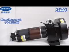 Ελαστικό Chuck R125S Πνευματικό Chuck για αυτόματη πλήρη φόρτιση σωλήνα σωλήνα ίνες λέιζερ μηχανή κοπής