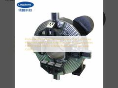 Επαγγελματικό Τετράγωνο Τσοκ Ακριβείας Τεσσάρων Σιαγόνων Πλήρους Διαδρομής Πνευματικό Κύριο Τσοκ Χρησιμοποιείται για Μηχανές Κοπής Laser F130DF 4 Σιαγόνες σε Πίεση 0.2-0.9Mpa για Κοπή Laser Fiber